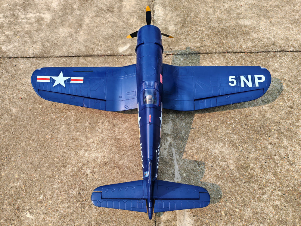 Dynam 1.3m F4U Corsair V2 4S RC Warbird w/ Flaps