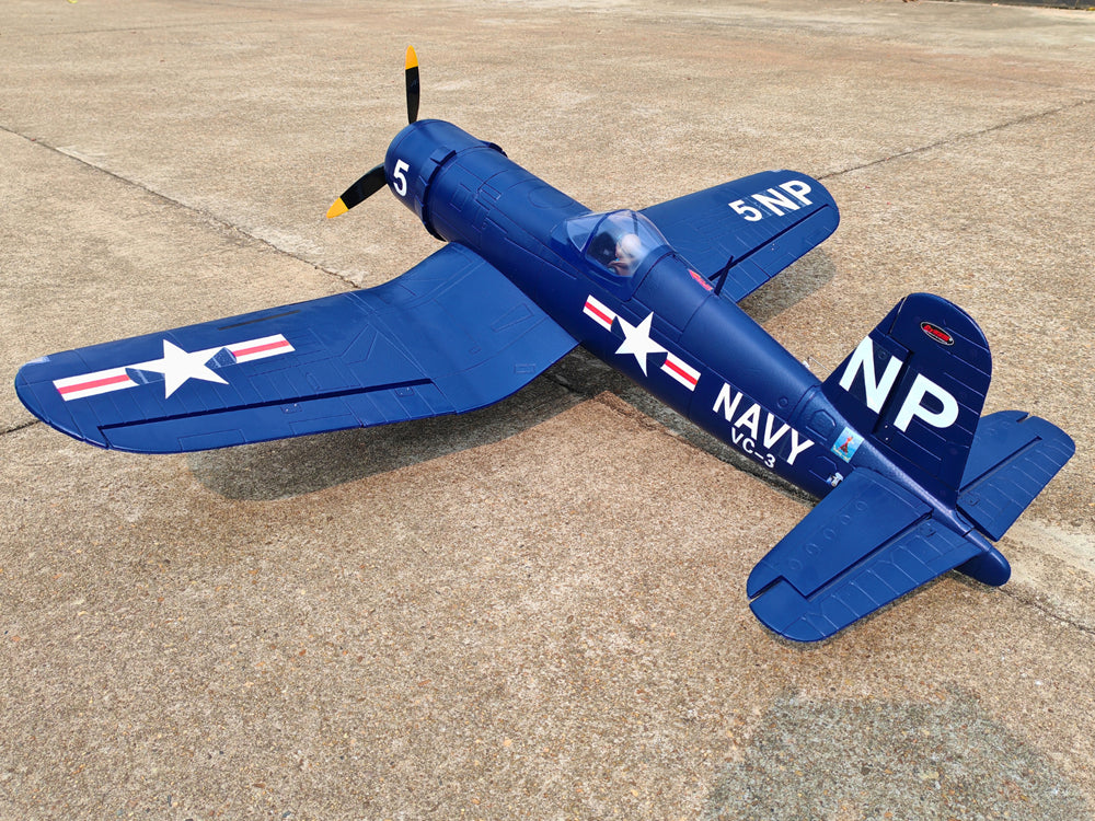 Dynam 1.3m F4U Corsair V2 4S RC Warbird w/ Flaps