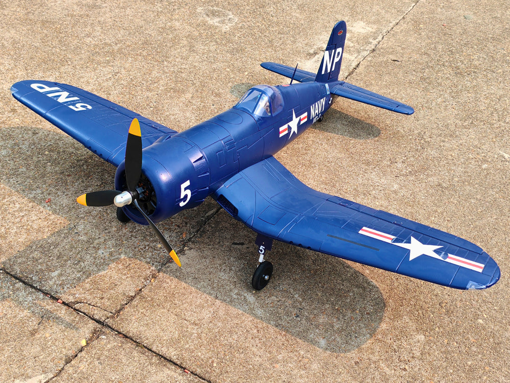 Dynam 1.3m F4U Corsair V2 4S RC Warbird w/ Flaps