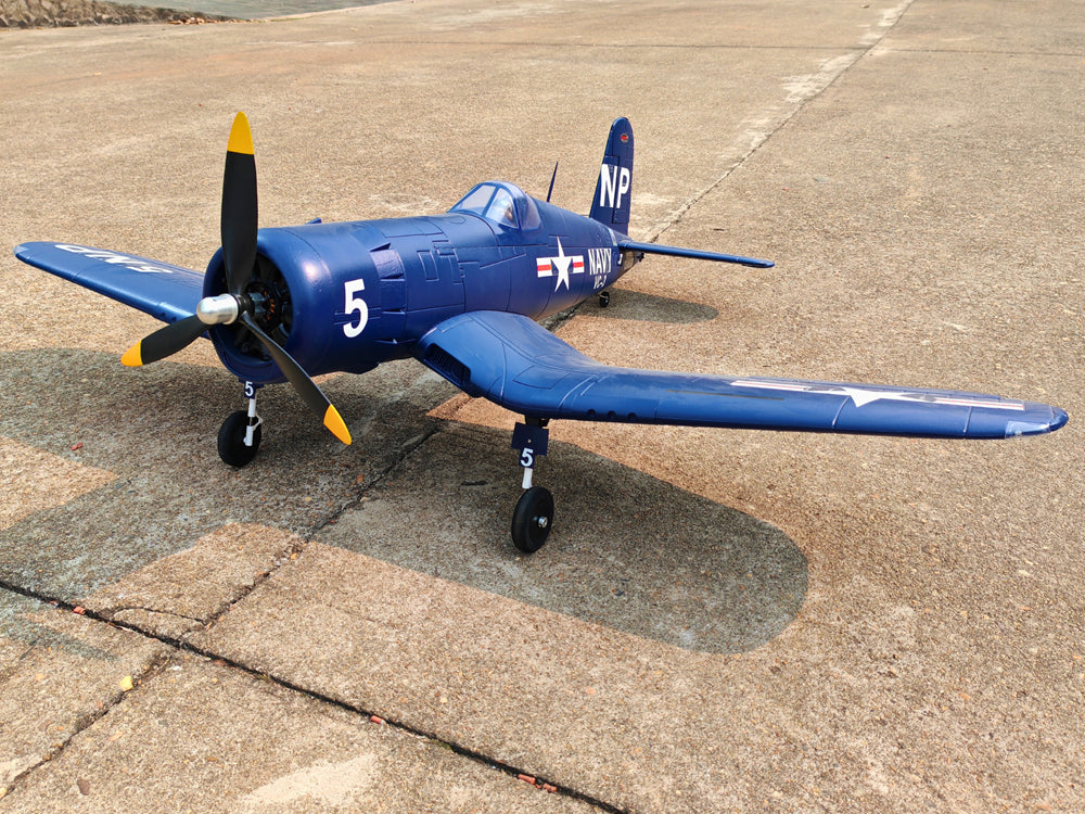 Dynam 1.3m F4U Corsair V2 4S RC Warbird w/ Flaps