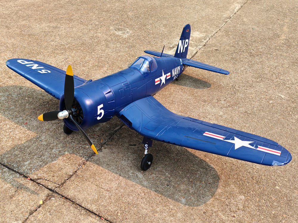 Dynam 1.3m F4U Corsair V2 4S RC Warbird w/ Flaps