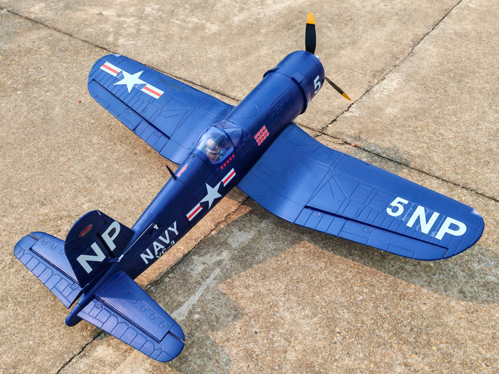 Dynam 1.3m F4U Corsair V2 4S RC Warbird w/ Flaps