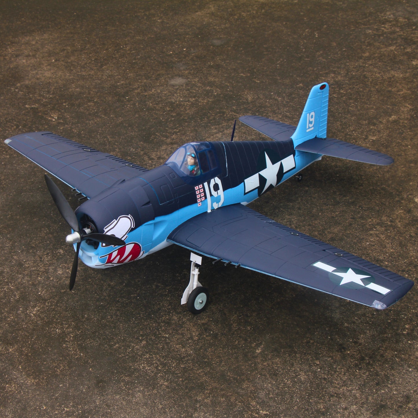 Dynam 1.3m F6F Hellcat V2 4S RC Warbird w/ Flaps