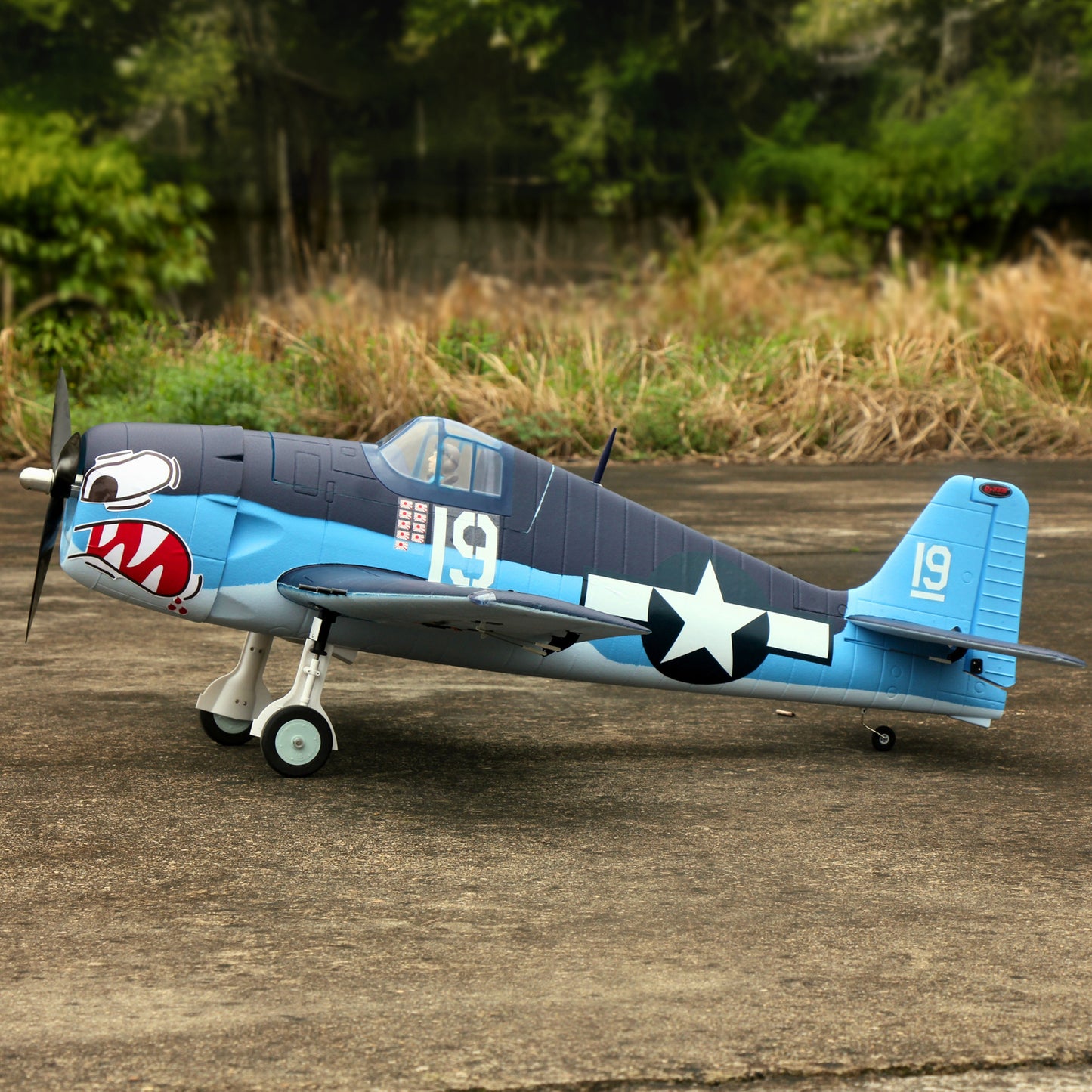 Dynam 1.3m F6F Hellcat V2 4S RC Warbird w/ Flaps