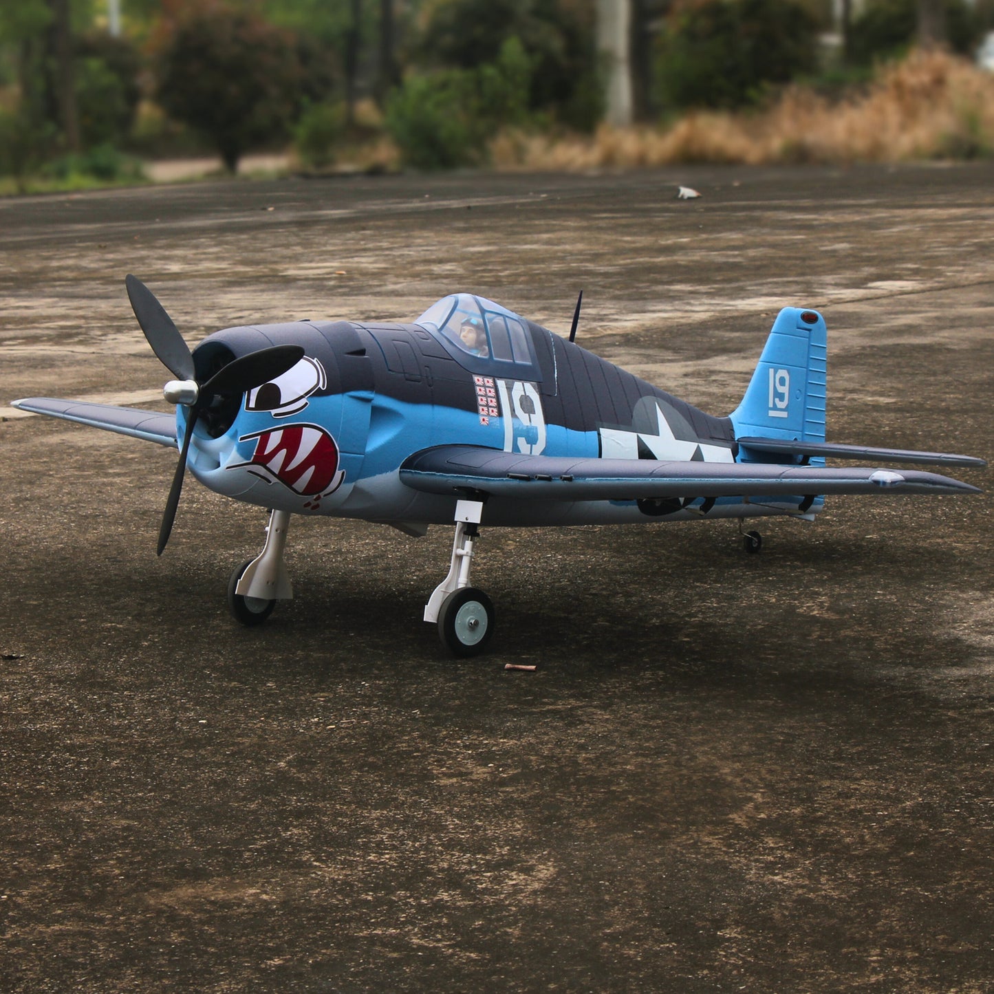 Dynam 1.3m F6F Hellcat V2 4S RC Warbird w/ Flaps