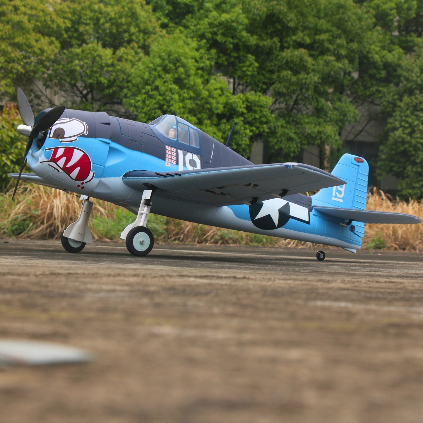 Dynam 1.3m F6F Hellcat V2 4S RC Warbird w/ Flaps