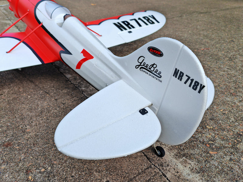 Dynam  1.3m Gee Bee Y V2 4S RC Sport 3D Foam Aerobatic Plane