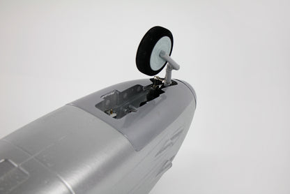 Dynam Gloster Meteor F8 V2 Sølv 6S 12-bladet Twin Inrunner 70mm EDF RC Jet med Flaps