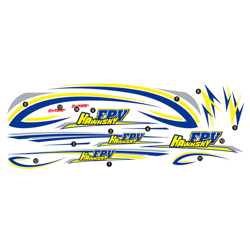 Dynam Hawksky FPV Decal