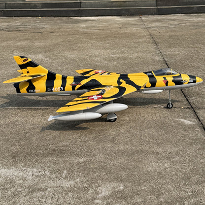 Dynam Hawker Hunter 4S 70mm 12-Blade RC Beginner EDF Jet w/ Flaps