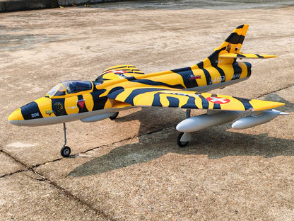 Dynam Hawker Hunter 4S 70mm 12-Blade RC Beginner EDF Jet w/ Flaps