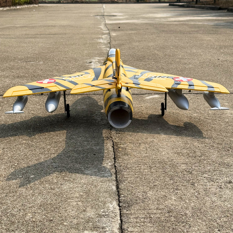 Dynam Hawker Hunter 4S 70mm 12-Blade RC Beginner EDF Jet w/ Flaps