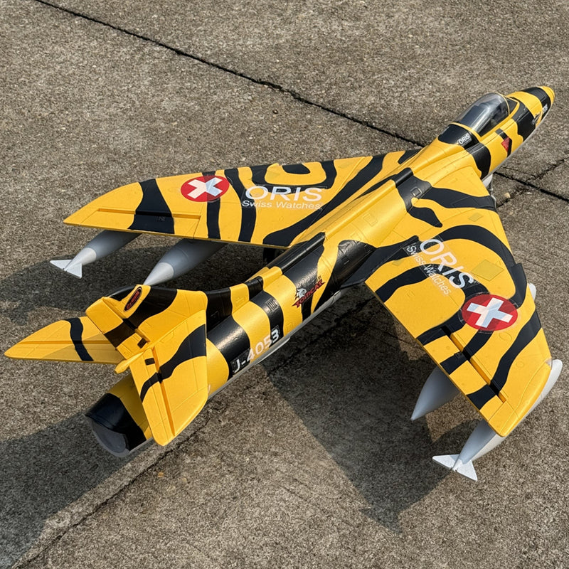 Dynam Hawker Hunter 4S 70mm 12-Blade RC Beginner EDF Jet w/ Flaps