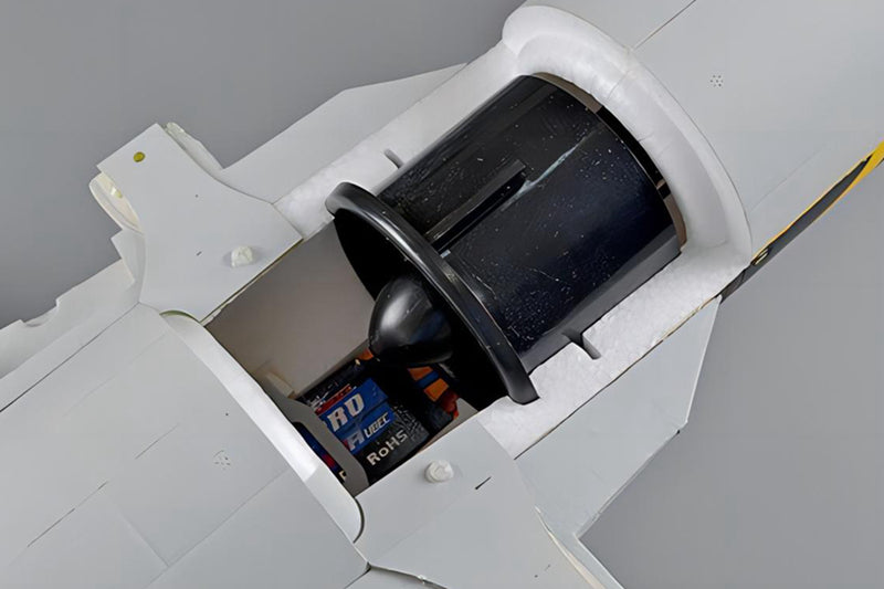Dynam Hawker Hunter 4S 70mm 12-Blade RC Beginner EDF Jet w/ Flaps