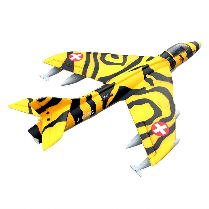 Dynam Hawker Hunter 4S 70mm 12-Blade RC Beginner EDF Jet w/ Flaps