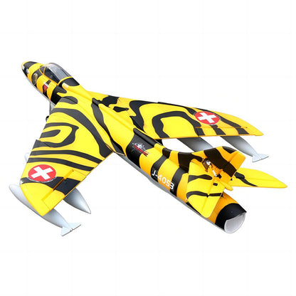 Dynam Hawker Hunter 4S 70mm 12-Blade RC Beginner EDF Jet w/ Flaps