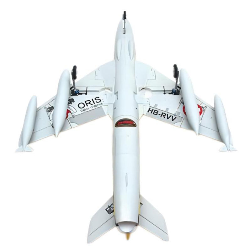 Dynam Hawker Hunter 4S 70mm 12-Blade RC Beginner EDF Jet w/ Flaps