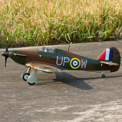 Dynam Hawker Hurricane V3 4S RC Warbird 1,25 m vingefang med flaps