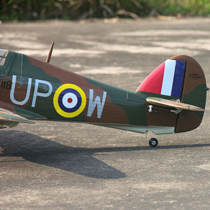 Dynam Hawker Hurricane V3 4S RC Warbird 1,25 m vingefang med flaps
