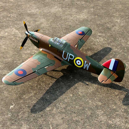 Dynam Hawker Hurricane V3 4S RC Warbird 1,25 m vingefang med flaps