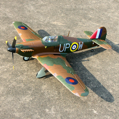 Dynam Hawker Hurricane V3 4S RC Warbird 1,25 m vingefang med flaps