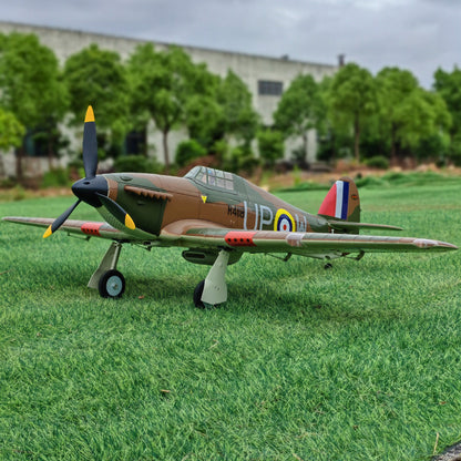 Dynam Hawker Hurricane V3 4S RC Warbird 1,25 m vingefang med flaps