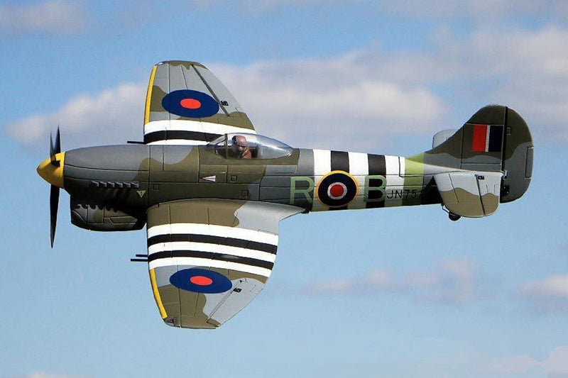 Dynam Hawker Tempest V2 4S RC Warbird 1.25m Wingspan