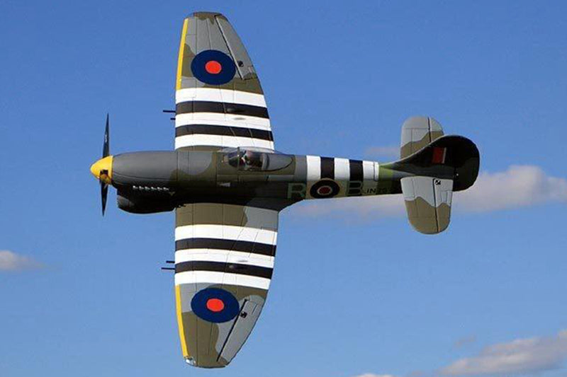 Dynam Hawker Tempest V2 4S RC Warbird 1.25m Wingspan