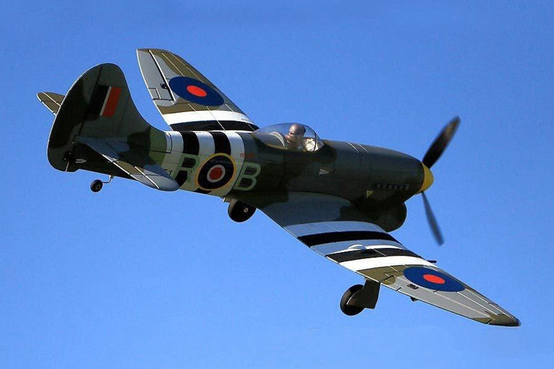 Dynam Hawker Tempest V2 4S RC Warbird 1.25m Wingspan