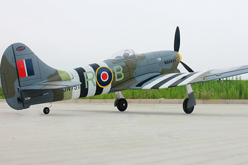 Dynam Hawker Tempest V2 4S RC Warbird 1.25m Wingspan