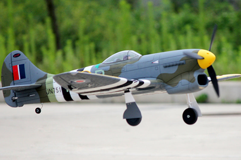 Dynam Hawker Tempest V2 4S RC Warbird 1.25m Wingspan