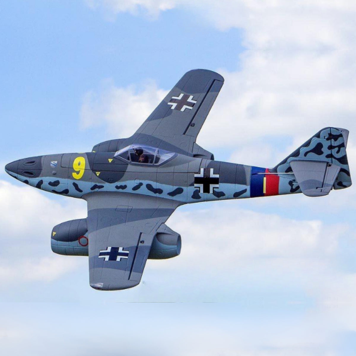 Dynam 1.5m Messerschmitt Me-262 V2 4S Twin 70mm EDF RC Jet