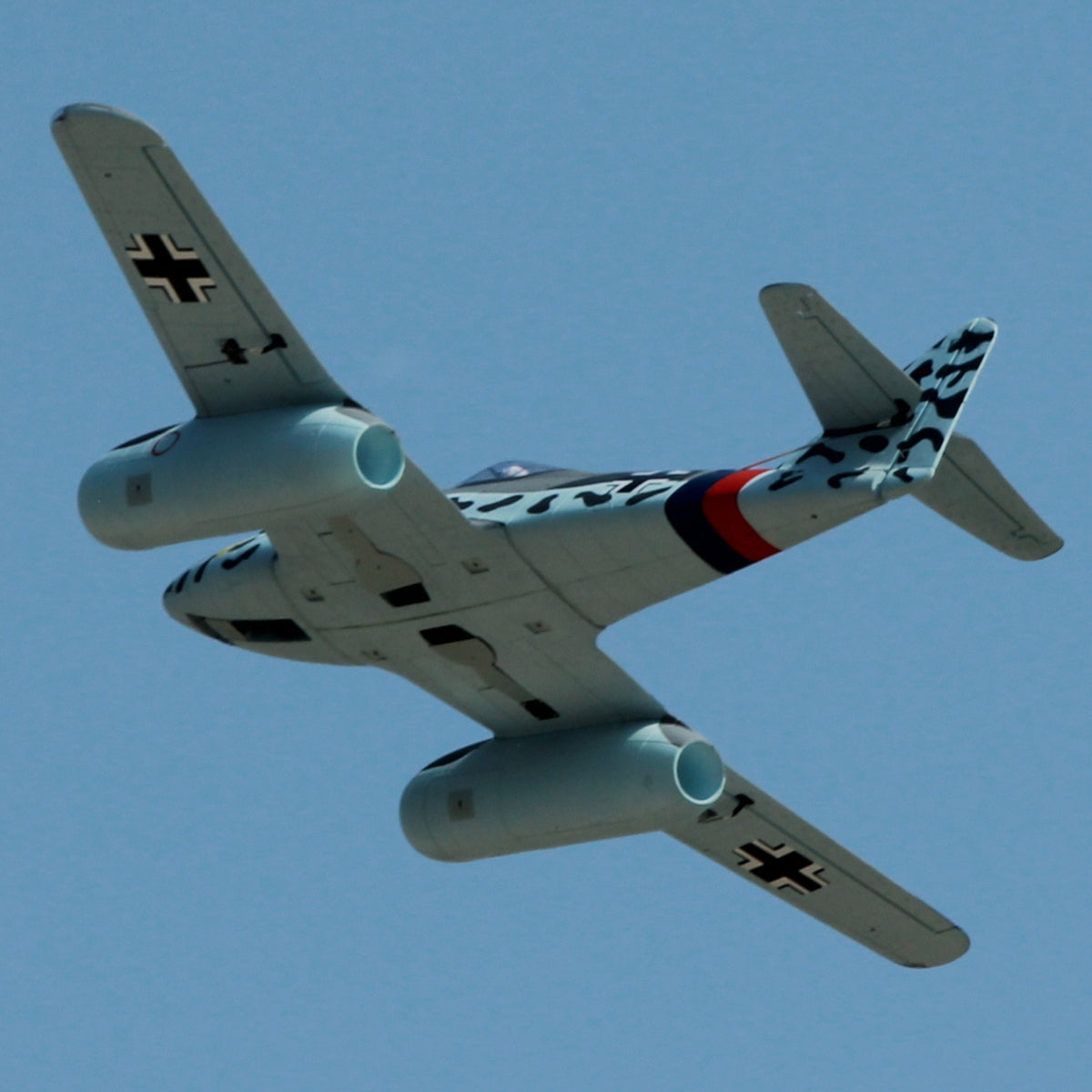 Dynam 1.5m Messerschmitt Me-262 V2 4S Twin 70mm EDF RC Jet