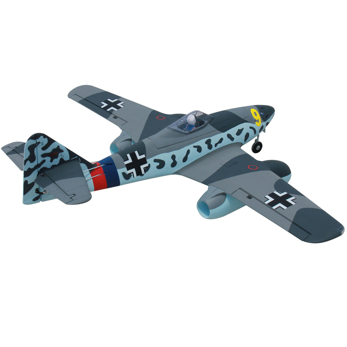 Dynam 1.5m Messerschmitt Me-262 V2 4S Twin 70mm EDF RC Jet