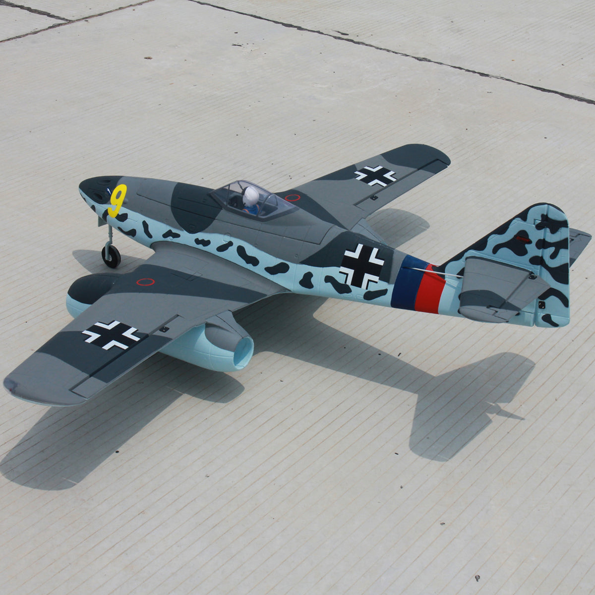 Dynam 1.5m Messerschmitt Me-262 V2 4S Twin 70mm EDF RC Jet