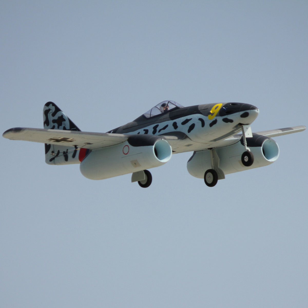 Dynam 1.5m Messerschmitt Me-262 V2 4S Twin 70mm EDF RC Jet
