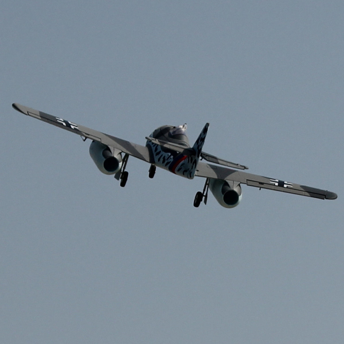 Dynam 1.5m Messerschmitt Me-262 V2 4S Twin 70mm EDF RC Jet