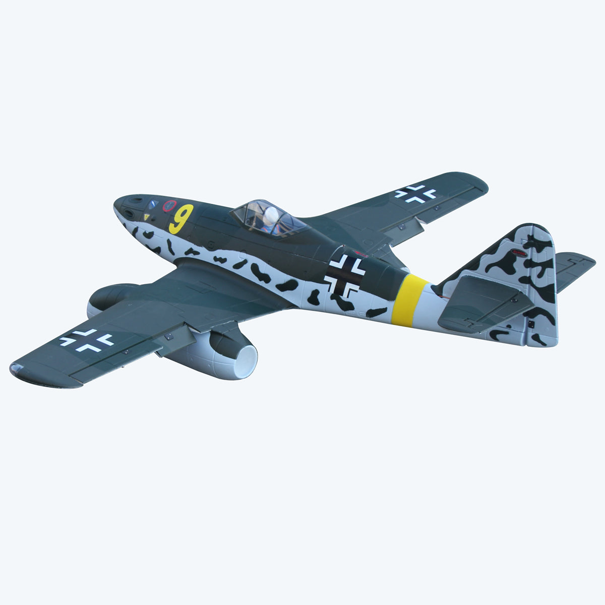 Dynam Messerschmitt Me-262 V3 6S 12-Blade Twin 70mm EDF Jet 1.5m w/ Flaps