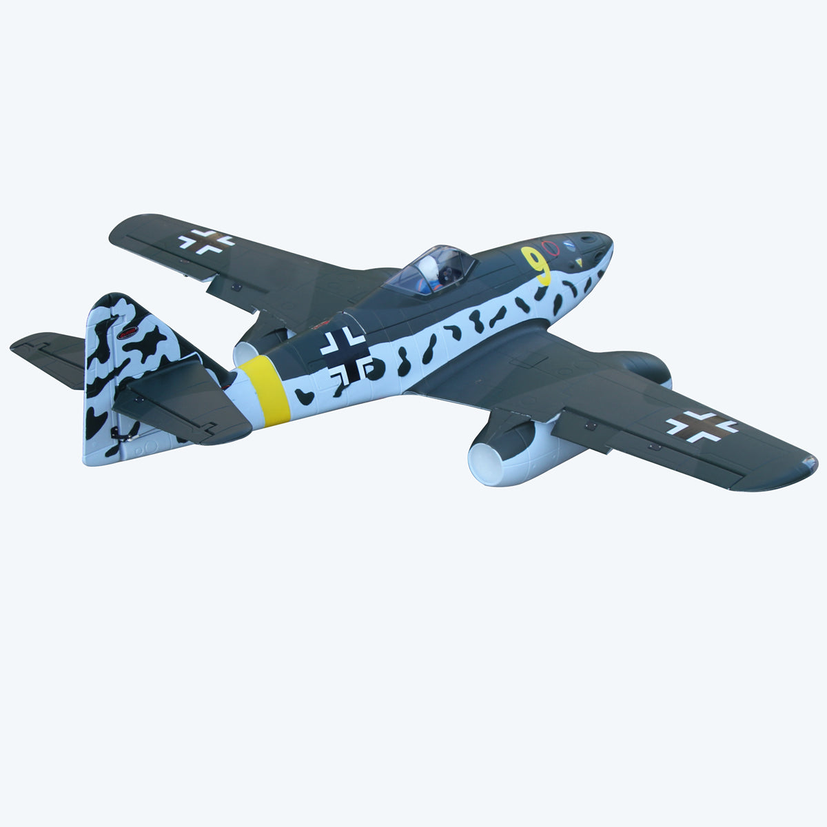 Dynam Messerschmitt Me-262 V3 6S 12-Blade Twin 70mm EDF Jet 1.5m w/ Flaps