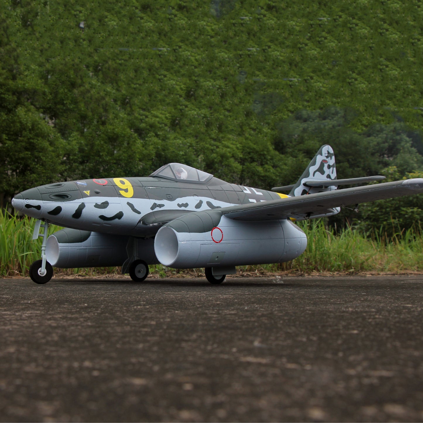Dynam Messerschmitt Me-262 V3 6S 12-Blade Twin 70mm EDF Jet 1.5m w/ Flaps