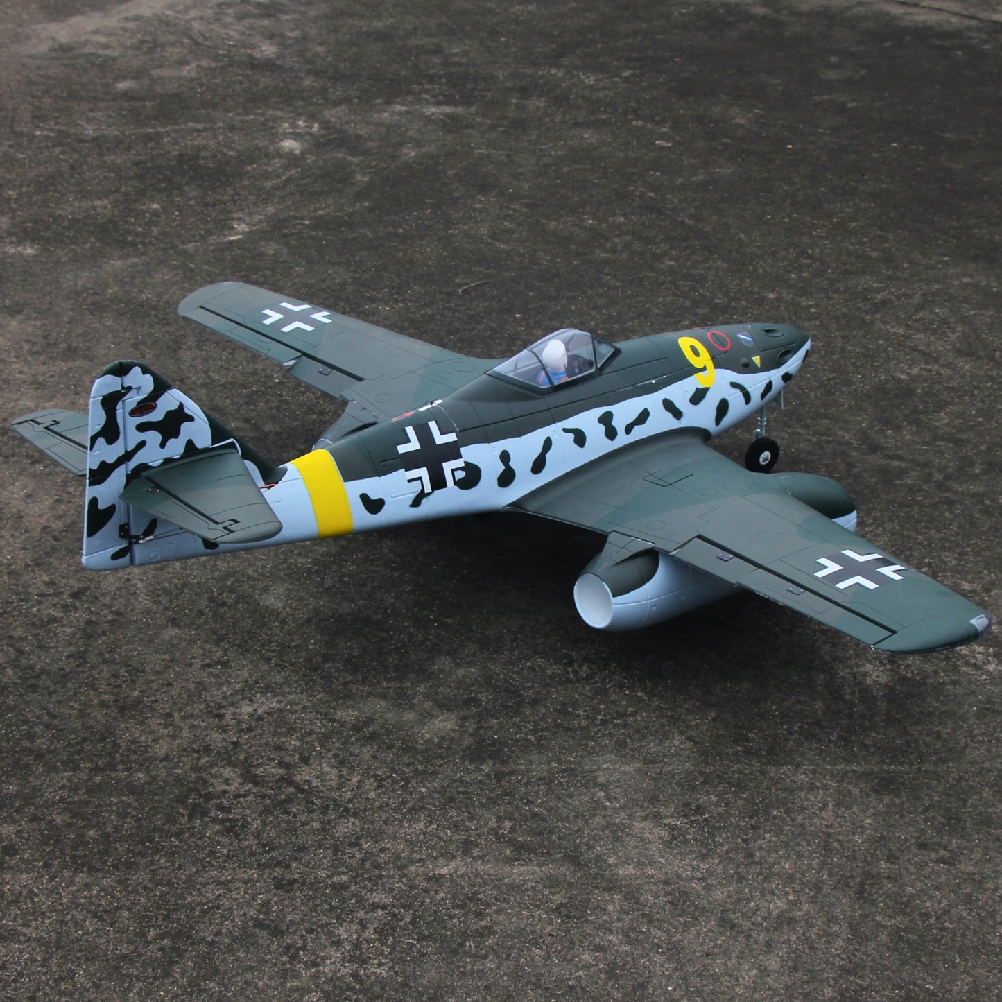 Dynam Messerschmitt Me-262 V3 6S 12-Blade Twin 70mm EDF Jet 1.5m w/ Flaps