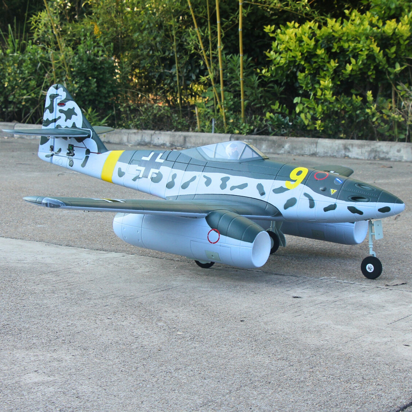Dynam Messerschmitt Me-262 V3 6S 12-Blade Twin 70mm EDF Jet 1.5m w/ Flaps