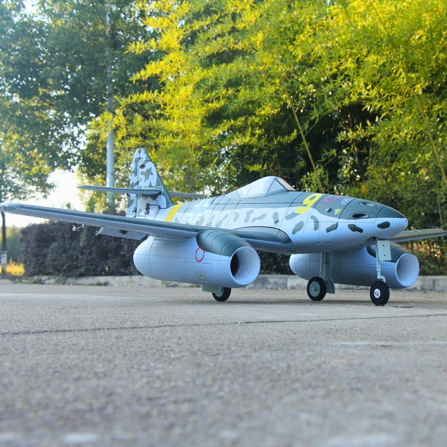 Dynam Messerschmitt Me-262 V3 6S 12-Blade Twin 70mm EDF Jet 1.5m w/ Flaps