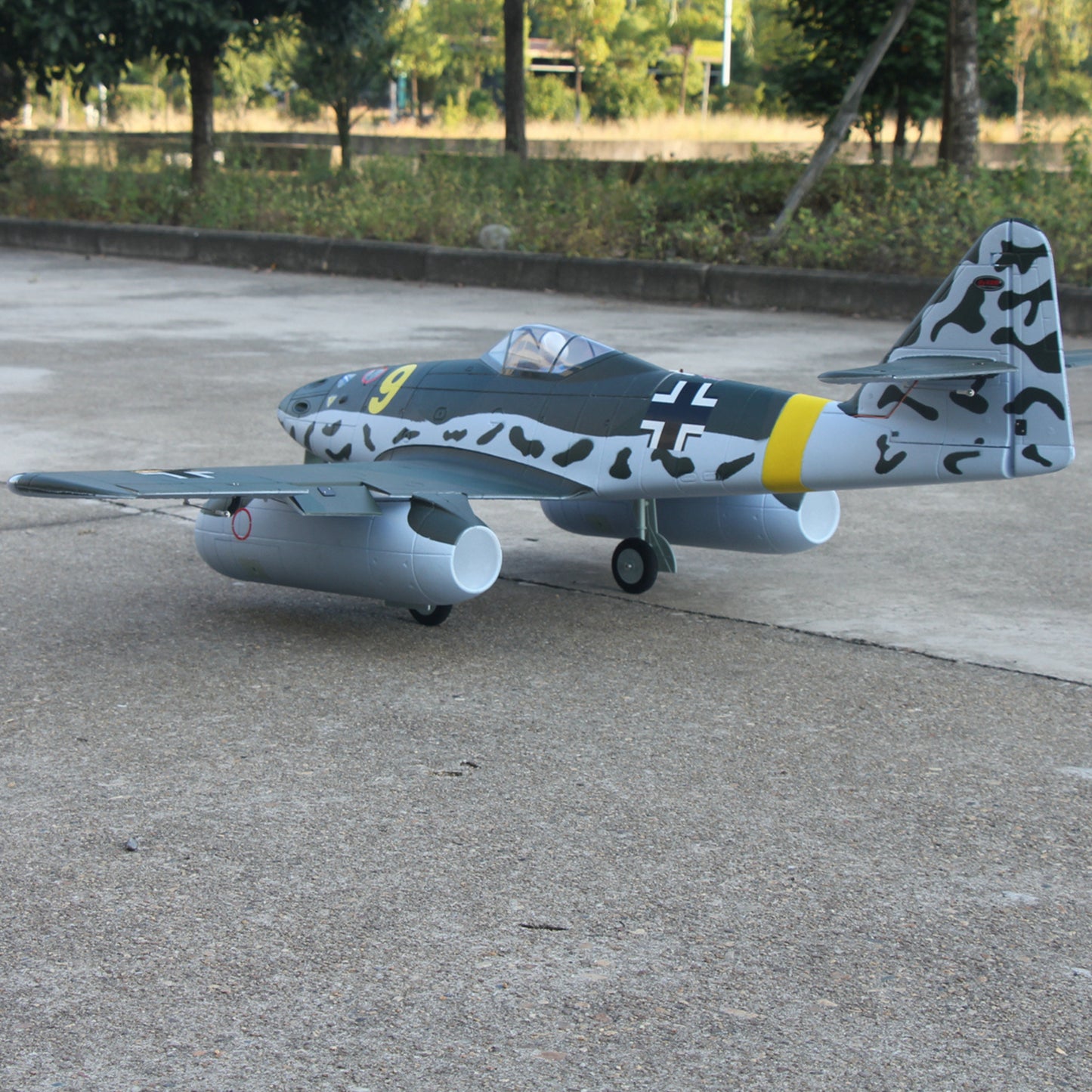 Dynam Messerschmitt Me-262 V3 6S 12-Blade Twin 70mm EDF Jet 1.5m w/ Flaps