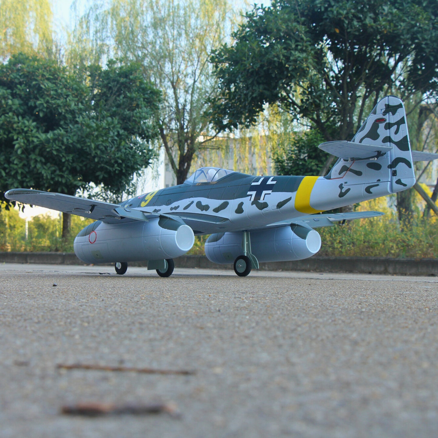 Dynam Messerschmitt Me-262 V3 6S 12-Blade Twin 70mm EDF Jet 1.5m w/ Flaps