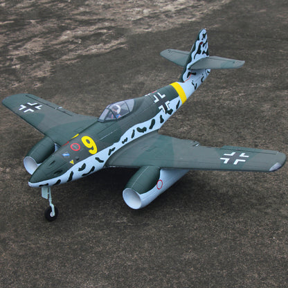 Dynam Messerschmitt Me-262 V3 6S 12-Blade Twin 70mm EDF Jet 1.5m w/ Flaps