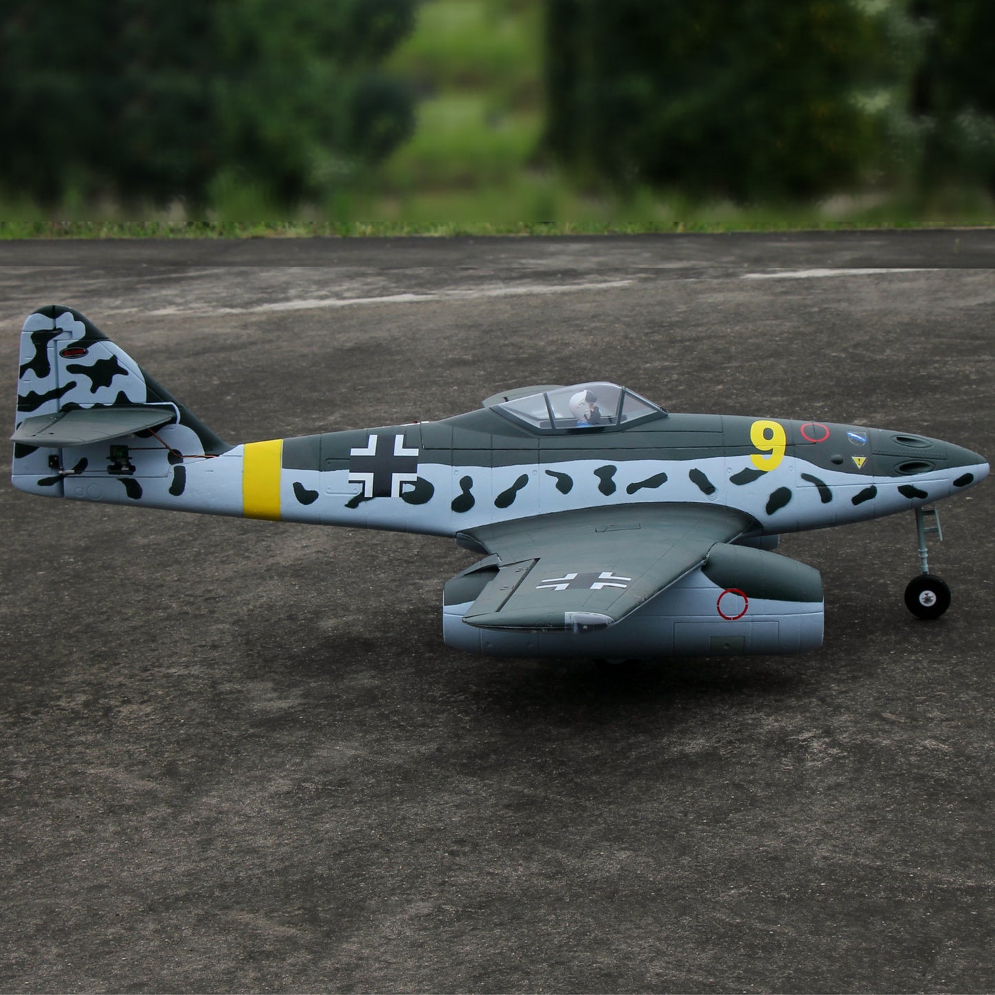 Dynam Messerschmitt Me-262 V3 6S 12-Blade Twin 70mm EDF Jet 1.5m w/ Flaps