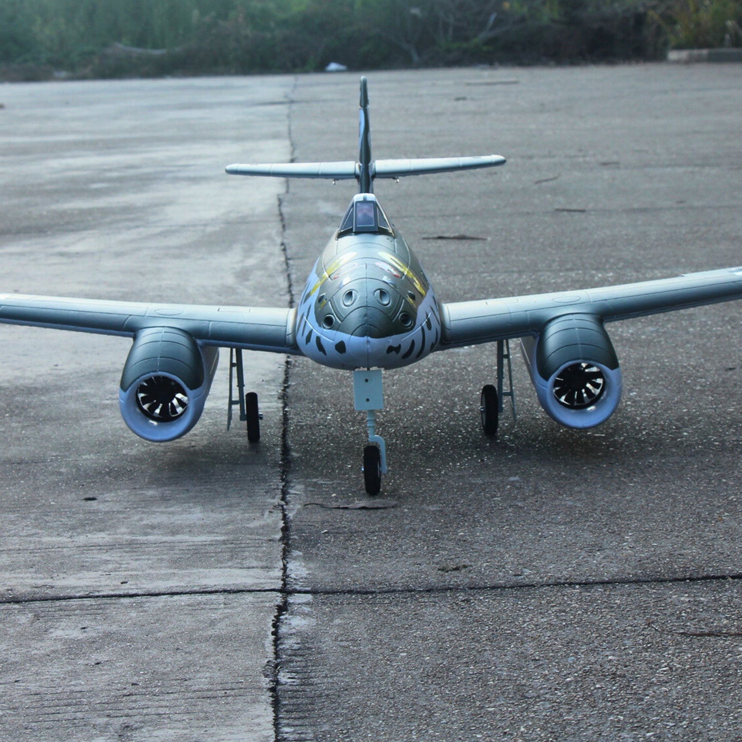 Dynam Messerschmitt Me-262 V3 6S 12-Blade Twin 70mm EDF Jet 1.5m w/ Flaps