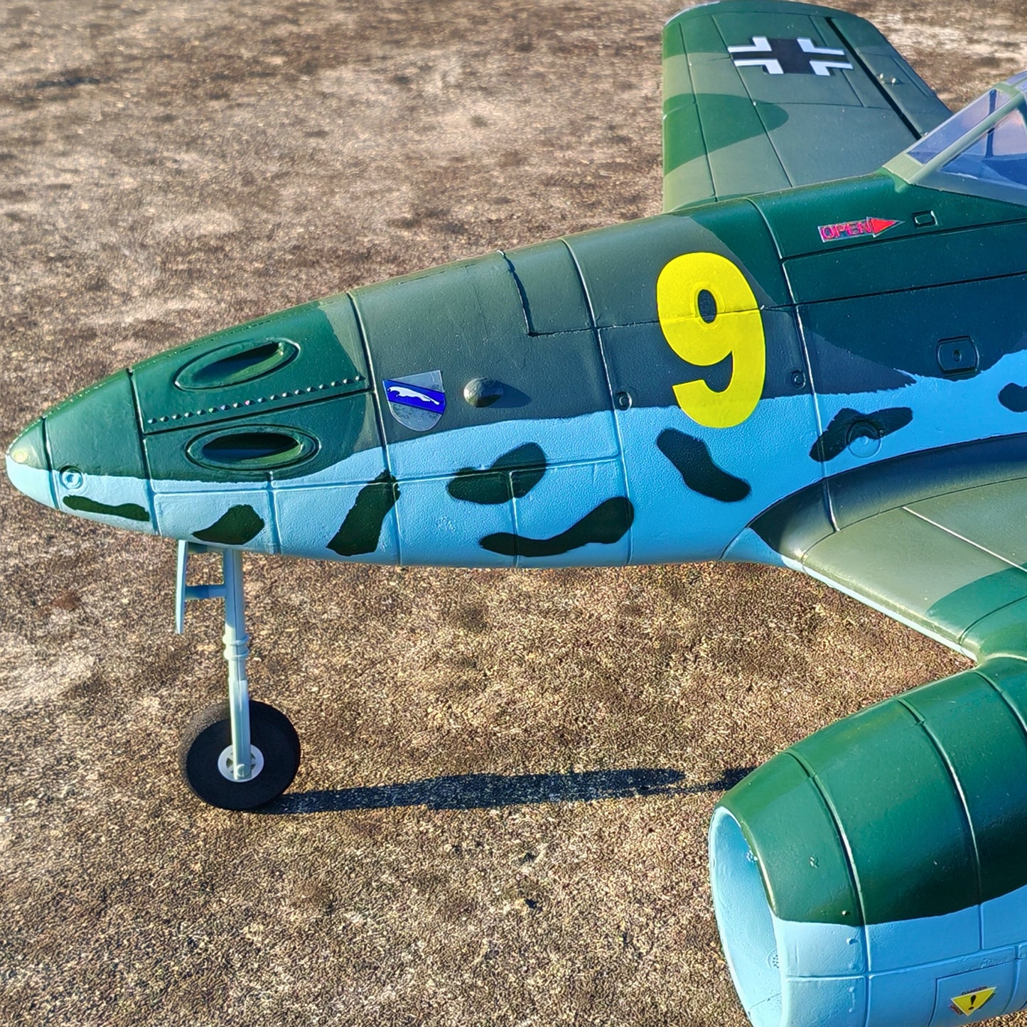 Dynam-Messerschmitt-Me-262-V3-6S-12-Blade-Twin-70mm-EDF-RC-Jet-1.5m-Flaps-SRTF-DY8950V3_32