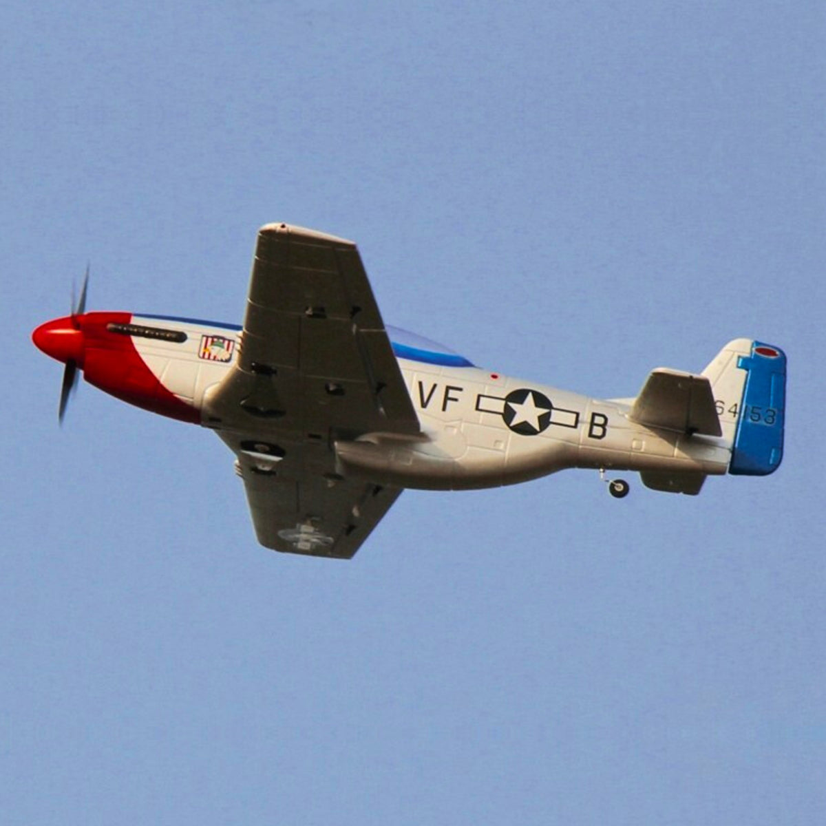 Dynam P-51 Mustang V2 Fred Glover RC Krigsfugl 1200mm Vingefang
